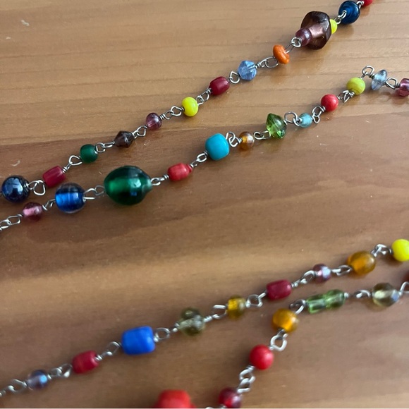 EXPRESS Multiple Colorful Beaded Necklace - Picture 6 of 6